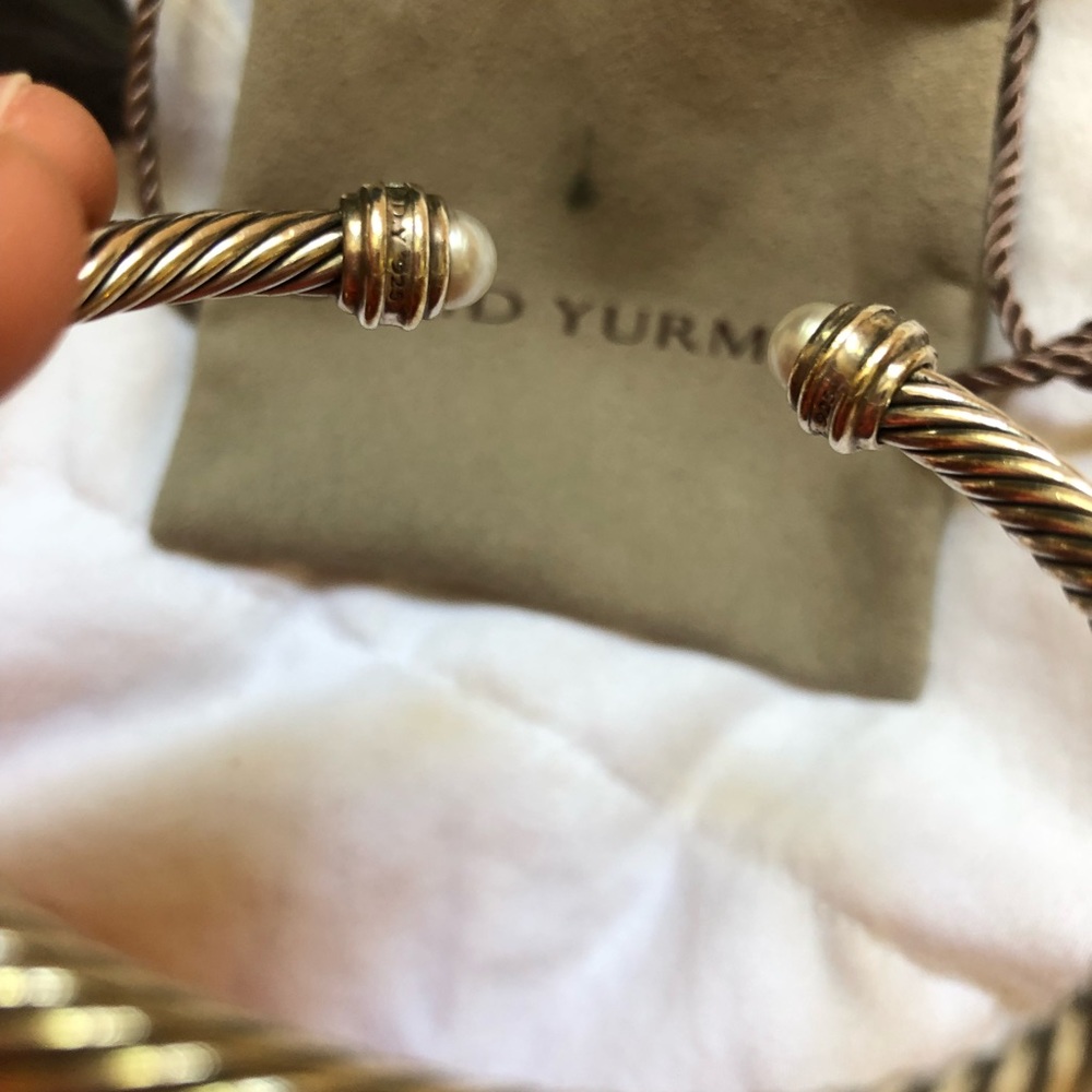 Cable classics bracelet with pearls/diamonds